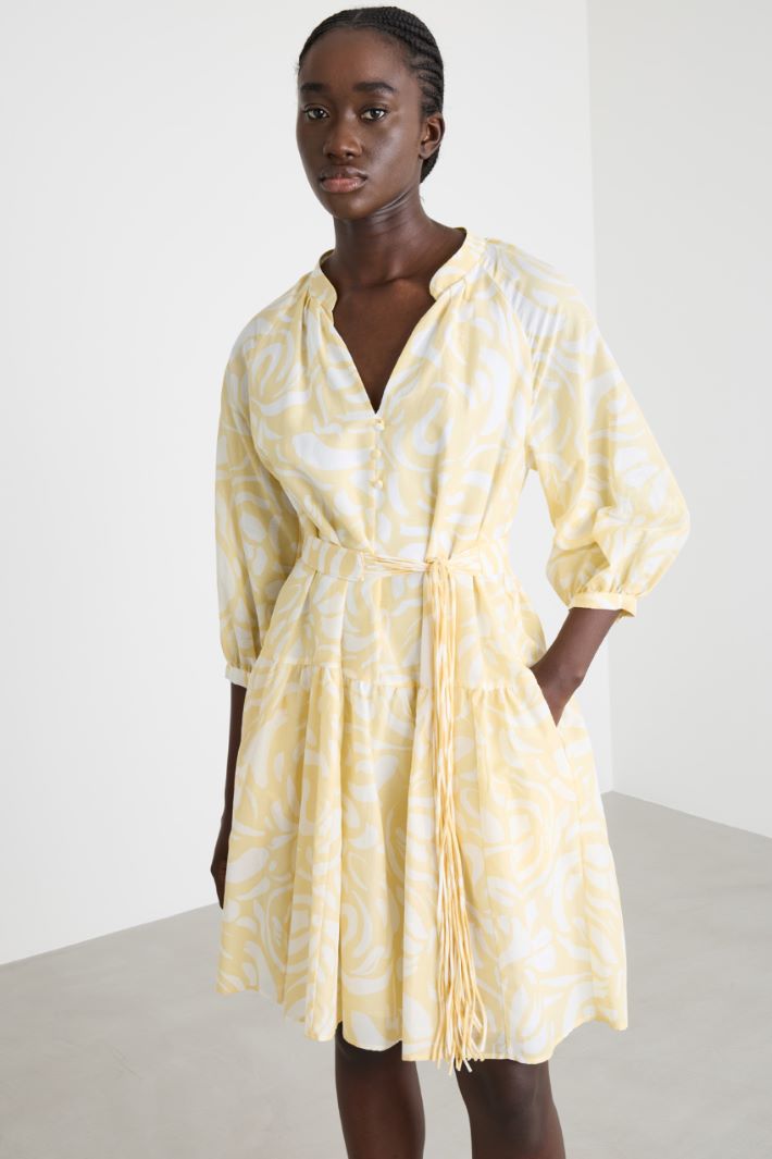 Abito in mussola stampata Intrend - 3