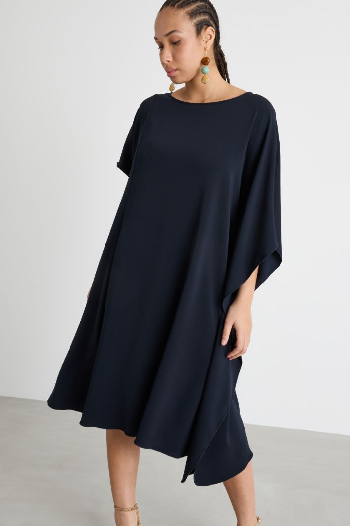 Abito in georgette con balza laterale Intrend - 2