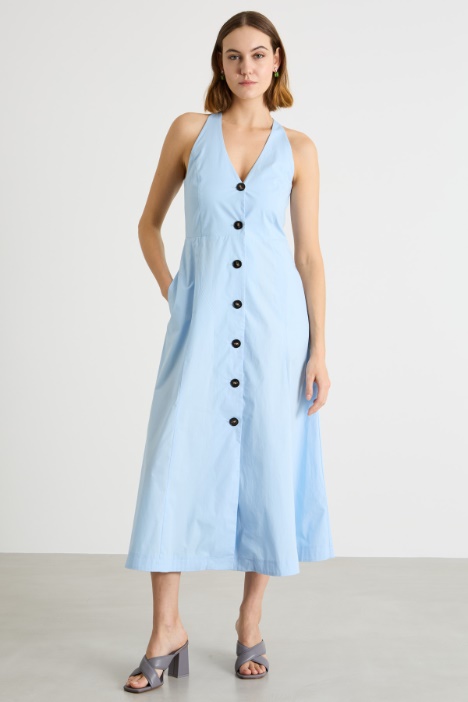 Abito con scollo all'americana