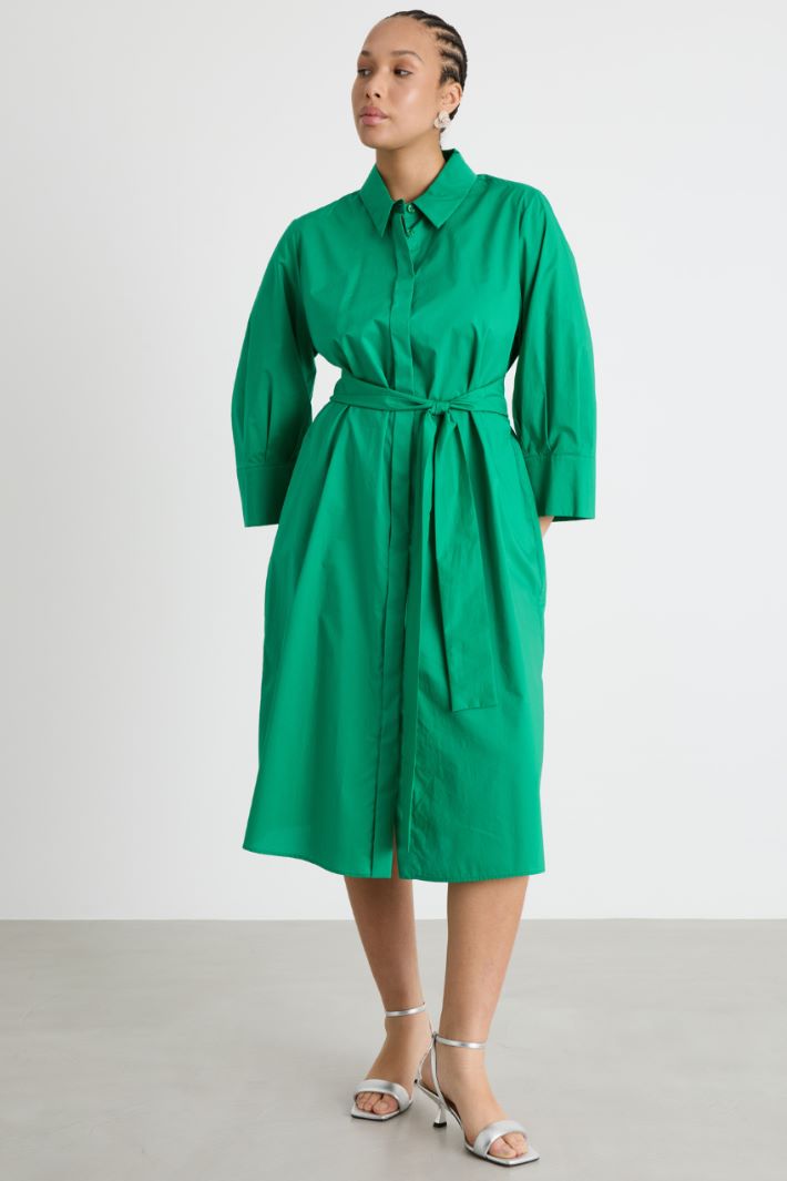 Belted shirt dress Intrend - 2