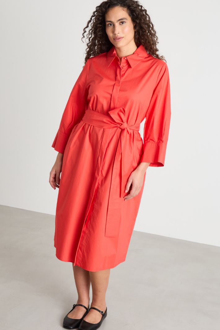 Belted shirt dress Intrend - 2