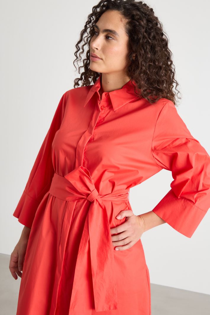 Belted shirt dress Intrend - 3