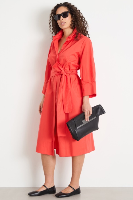 Belted shirt dress Intrend