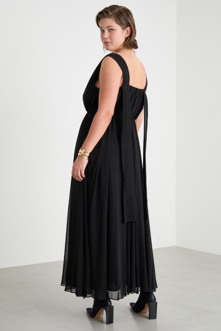 Long georgette dress Intrend - 4