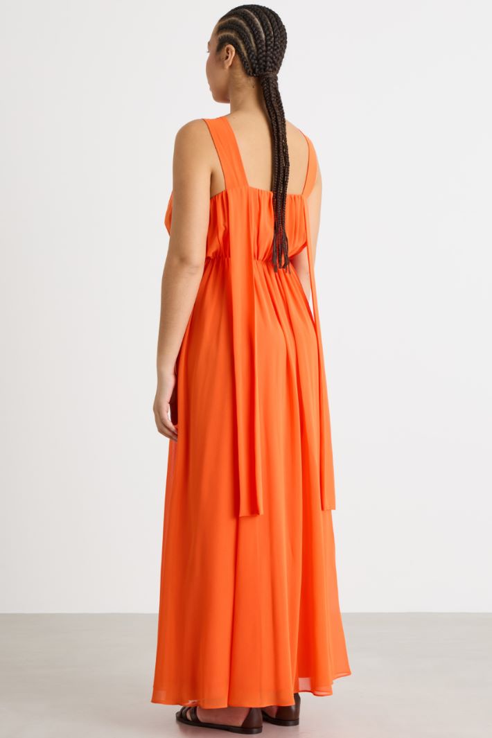 Long georgette dress Intrend - 4