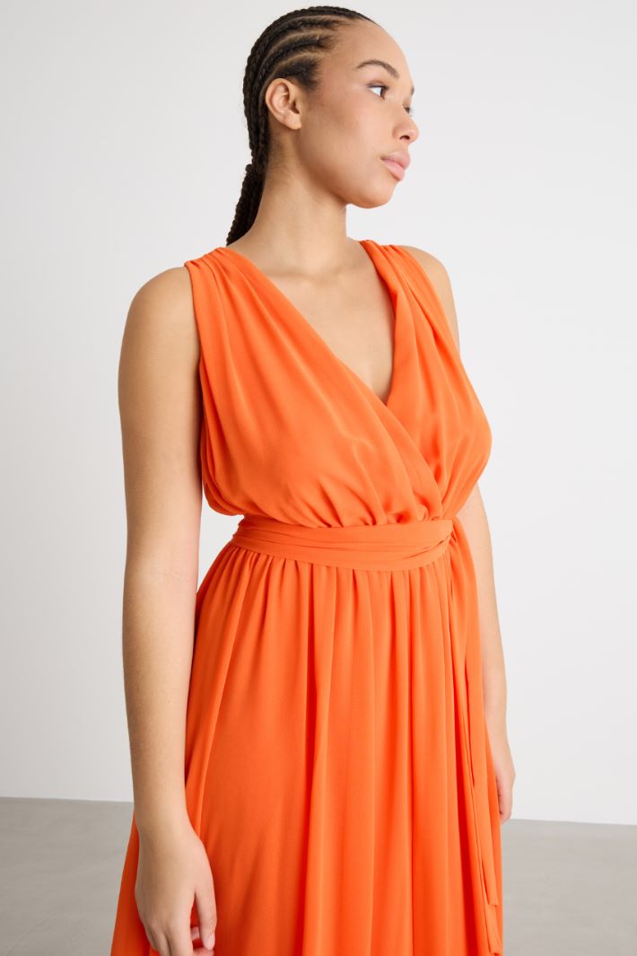 Long georgette dress Intrend - 3