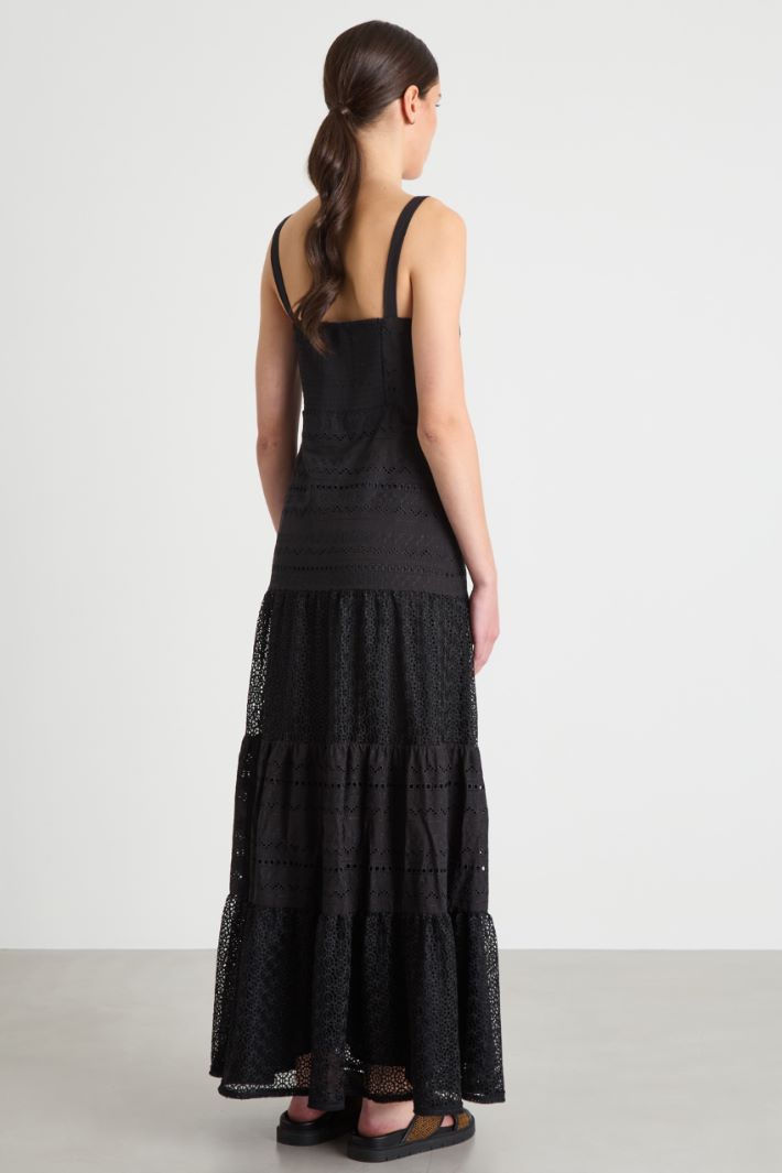 Abito lungo in voile di cotone Intrend - 4