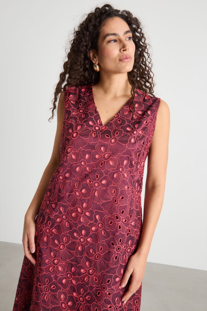 Embroidered taffeta dress Intrend - 3