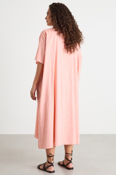 Abito chemisier con maniche a kimono