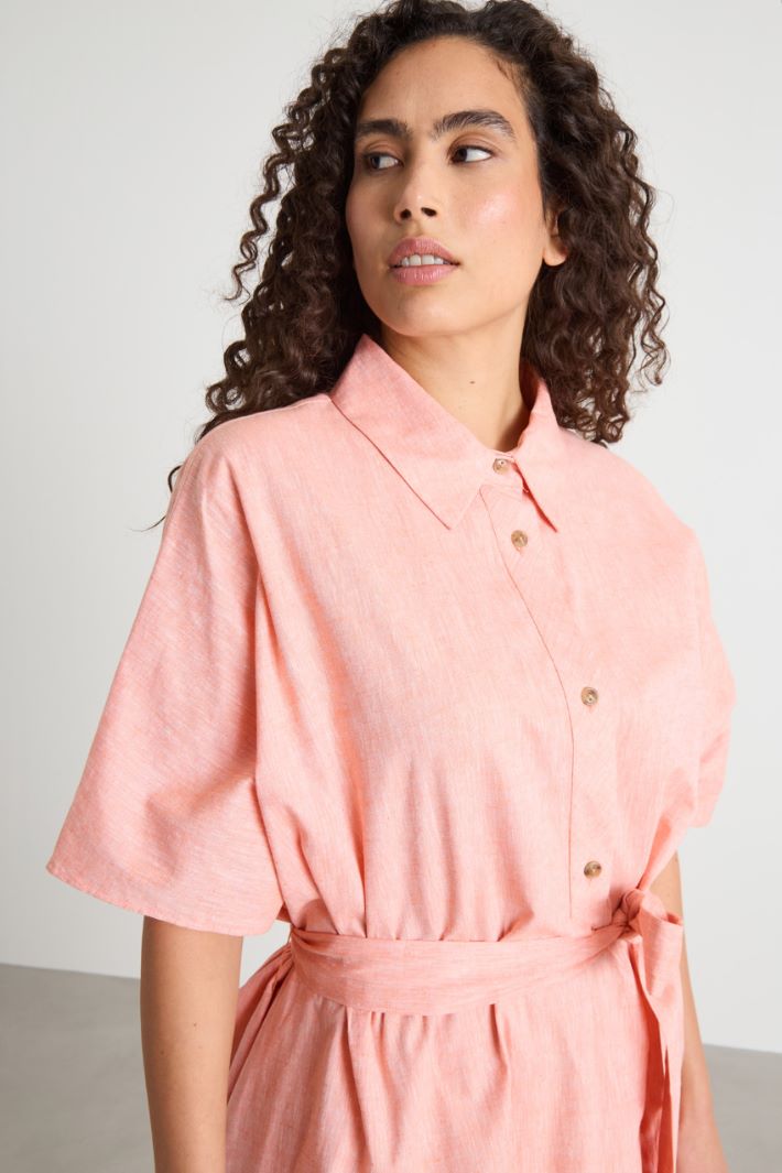 Kimono-sleeve shirt dress Intrend - 3