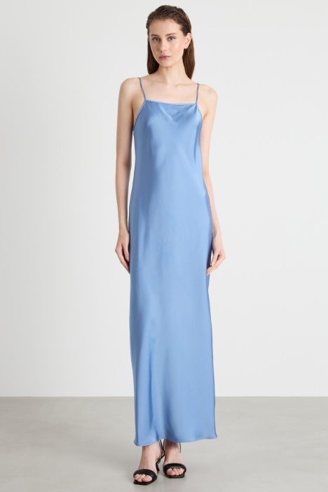 Slip dress in raso