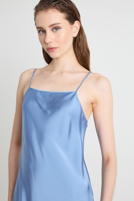 Slip dress in raso