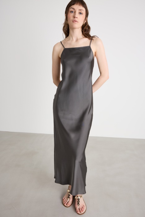 Slip dress in raso
