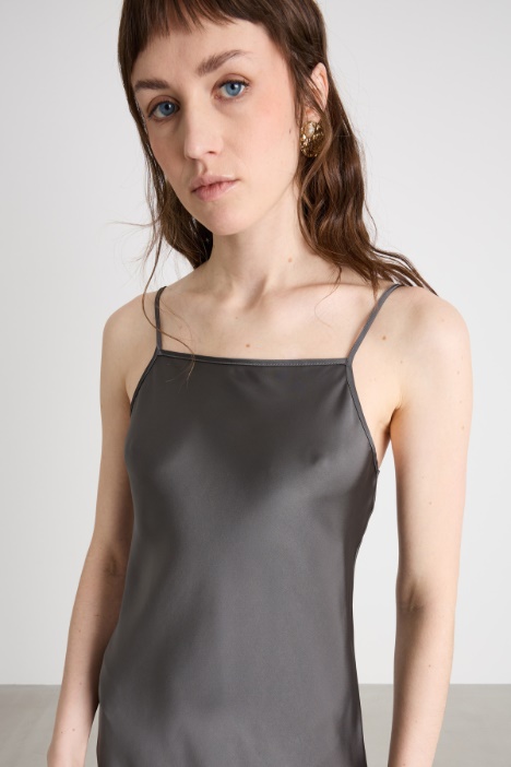 Slip dress in raso