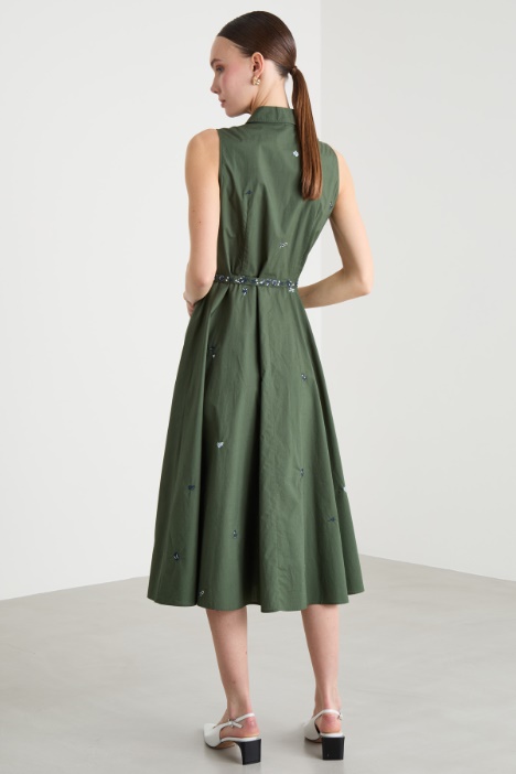 Abito chemisier ricamato