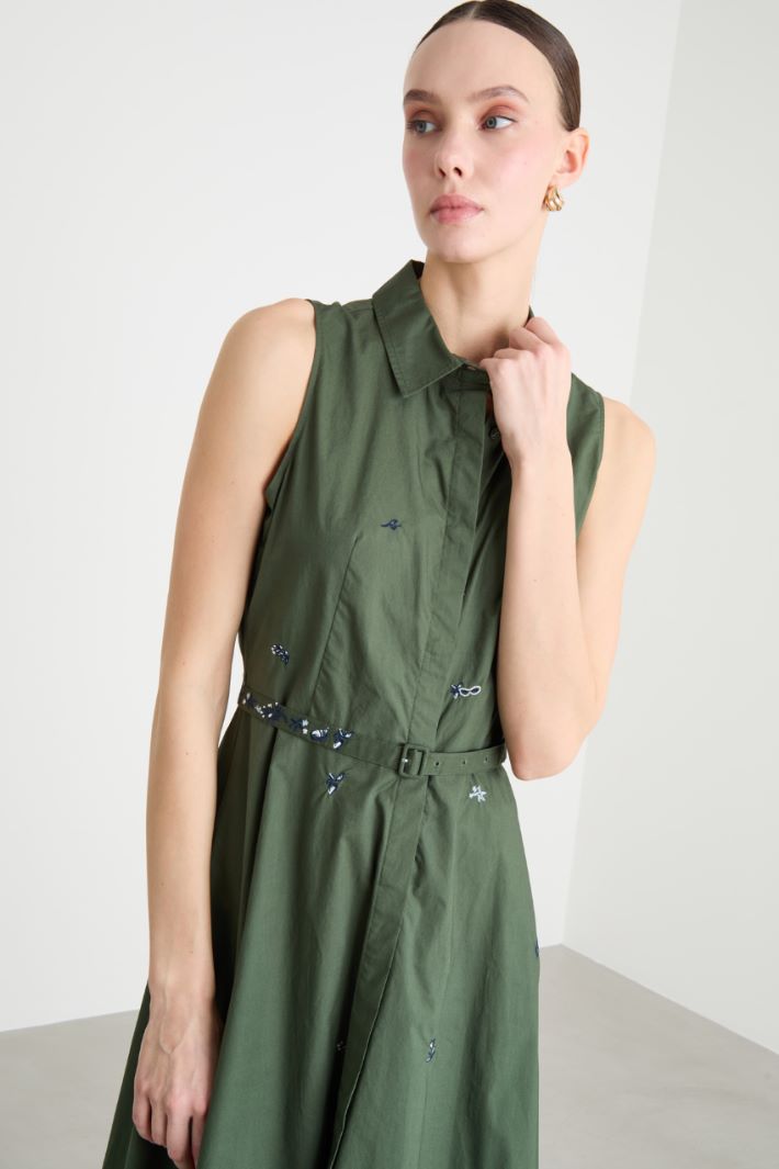 Abito chemisier ricamato Intrend - 3