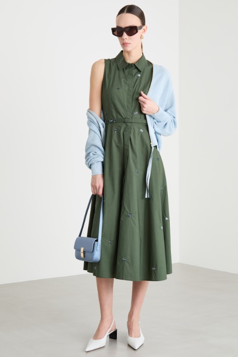 Abito chemisier ricamato Intrend