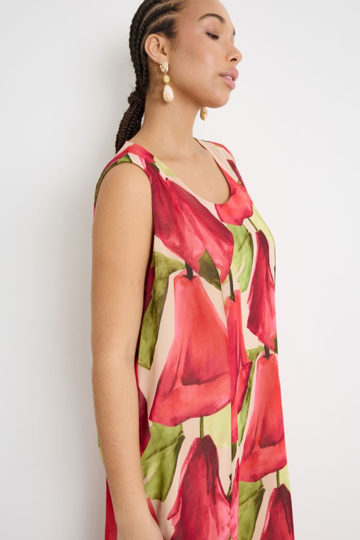 Abito in georgette stampata Intrend - 3