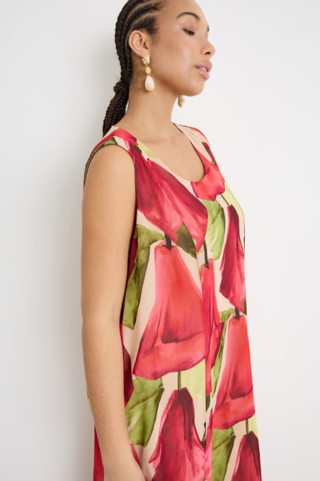 Abito in georgette stampata