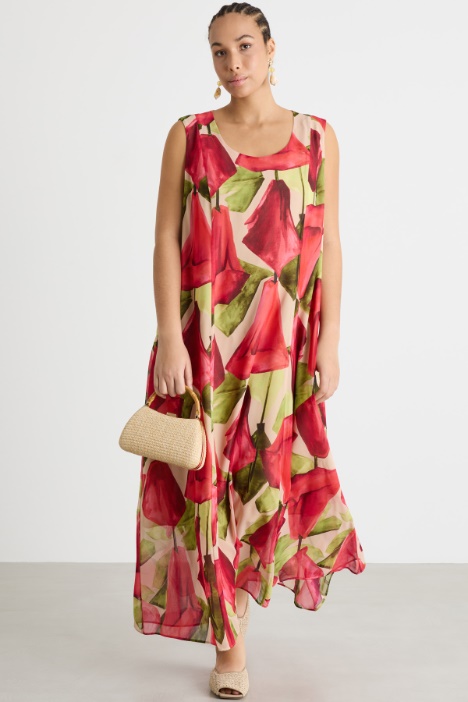 Abito in georgette stampata Intrend