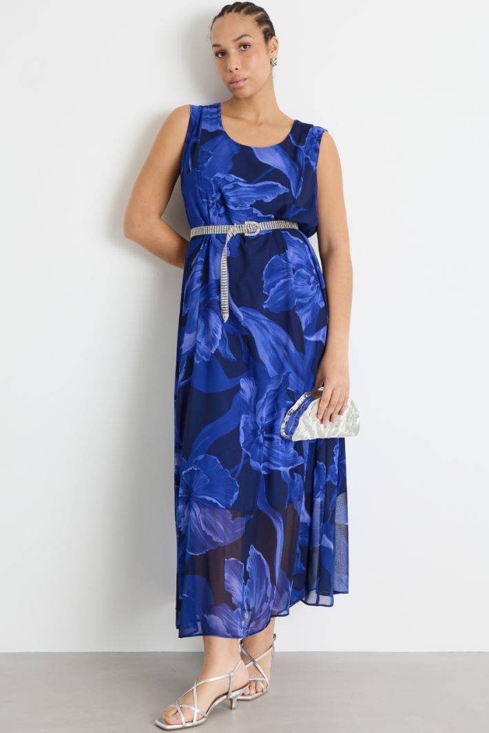 Abito in georgette stampata Intrend