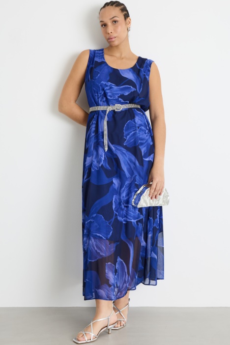 Abito in georgette stampata Intrend