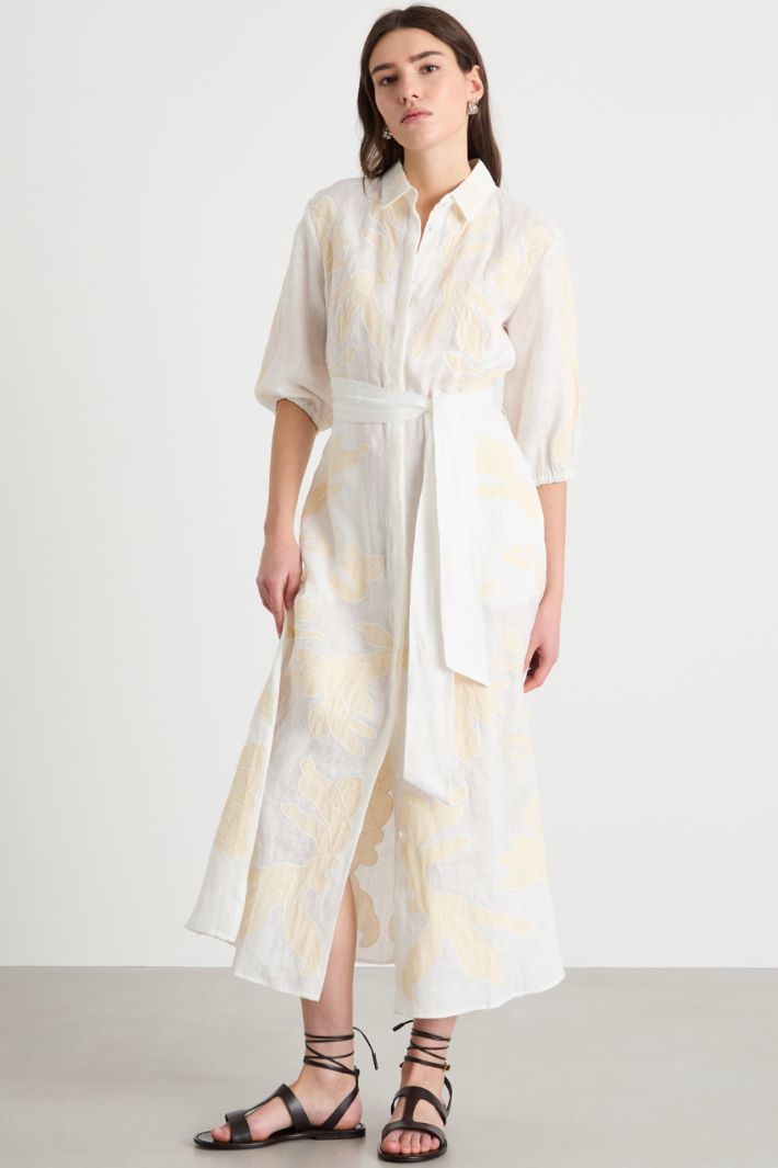 Abito in lino ricamato Intrend - 2