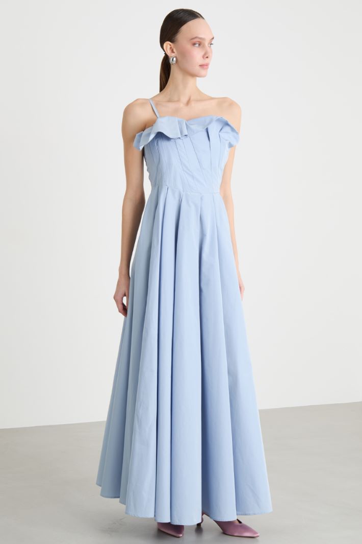 One-Shoulder Taffeta Dress Intrend - 2