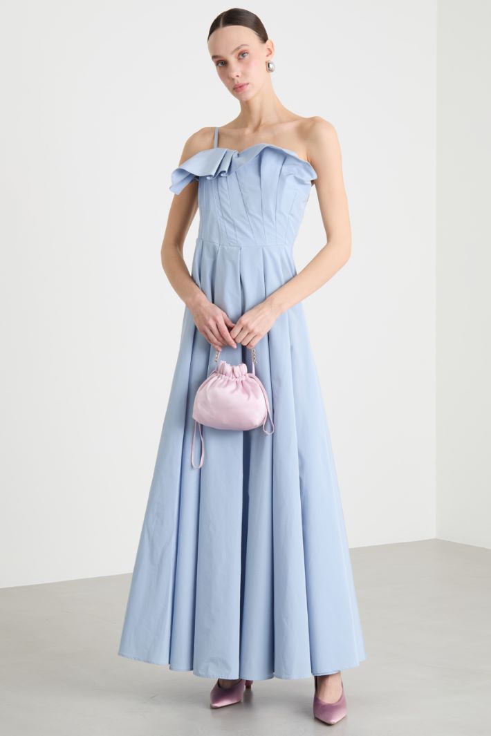 One-Shoulder Taffeta Dress Intrend