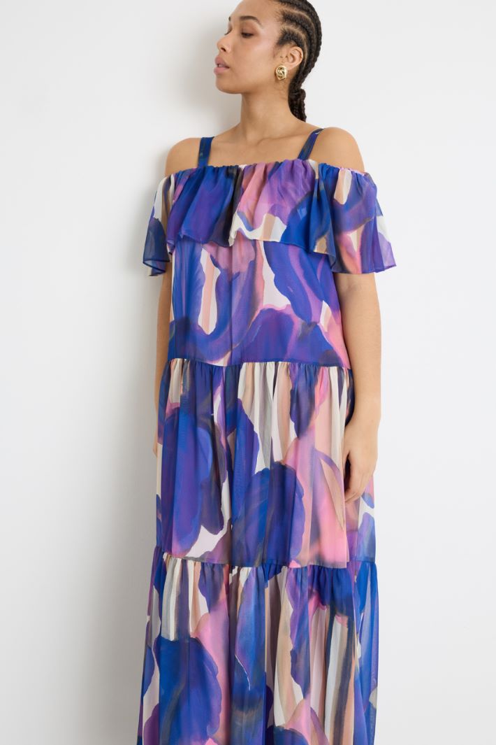 Abito off-shoulder a balze Intrend - 2