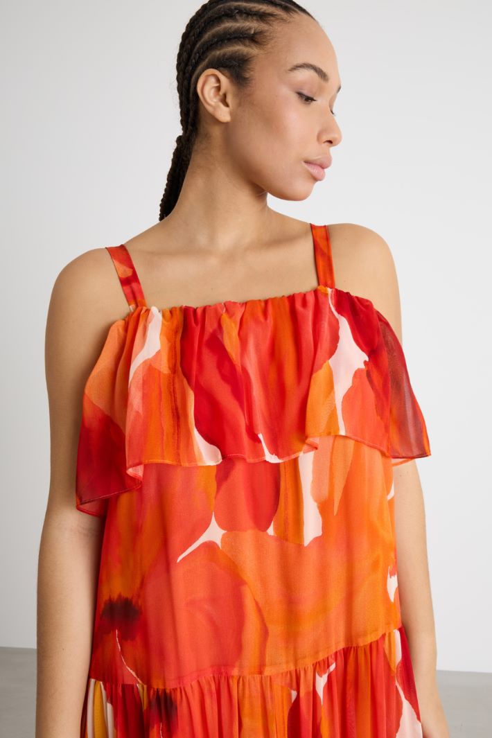 Abito off-shoulder a balze Intrend - 3