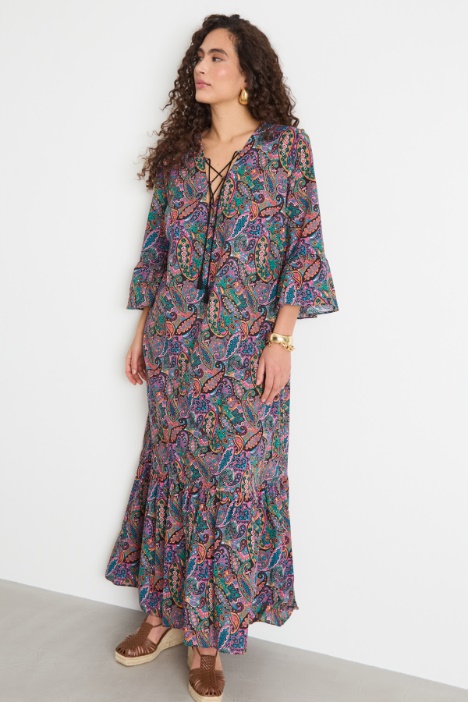 Maxi abito stampato
