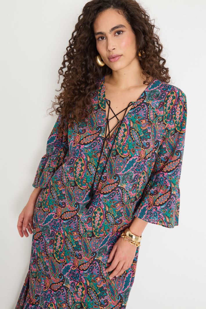 Printed maxi dress Intrend - 3