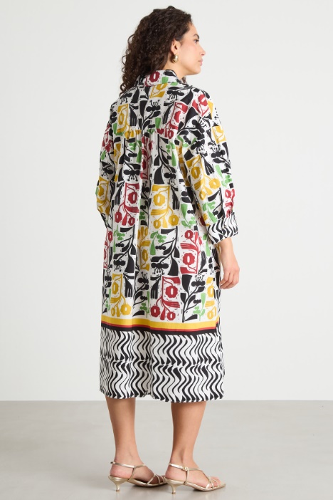 Abito chemisier con tasche