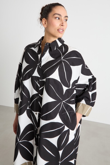 Vestido camisero con bolsillos