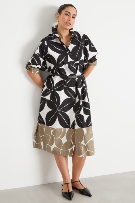 Abito chemisier con tasche Intrend