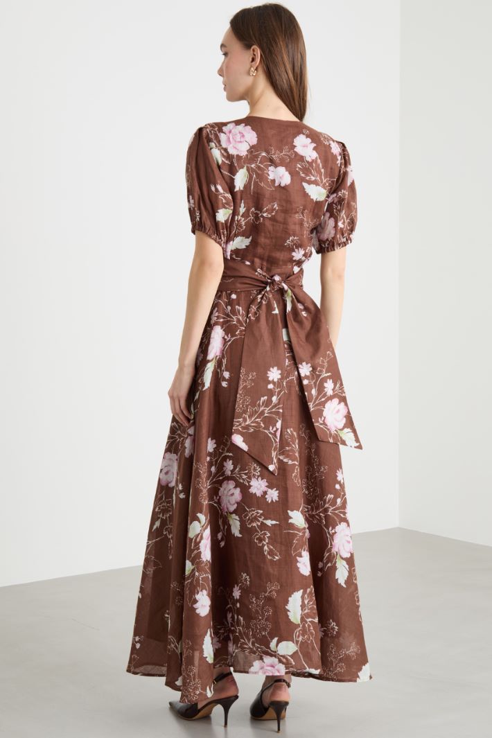 Abito lungo con cintura Intrend - 4