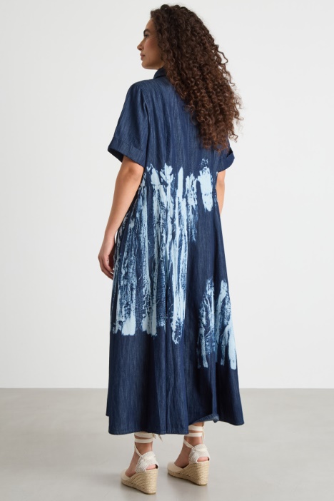 Abito chemisier tie-dye