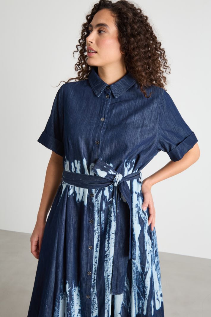 Tie-dye shirt dress Intrend - 3