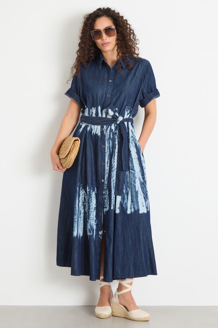 Tie-dye shirt dress Intrend