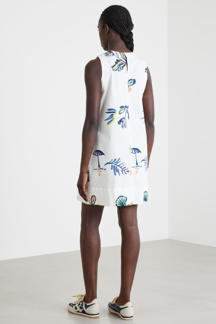 Abito svasato in popeline Intrend - 4