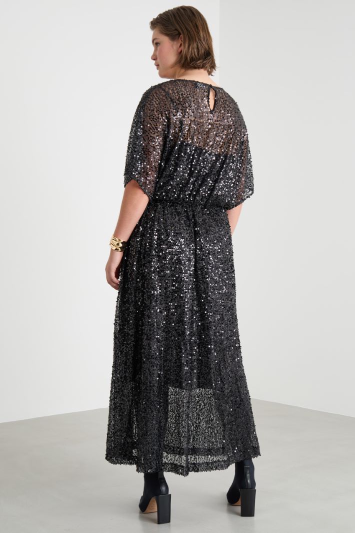 Sequinned jersey dress Intrend - 4