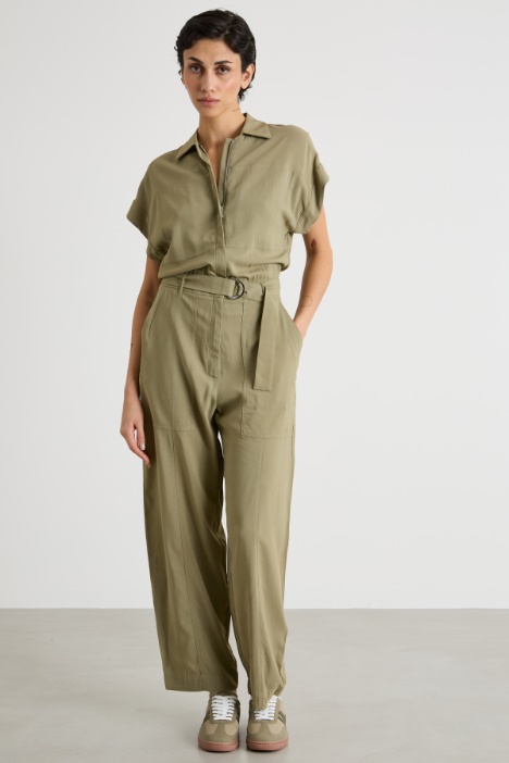 Tuta in georgette stretch