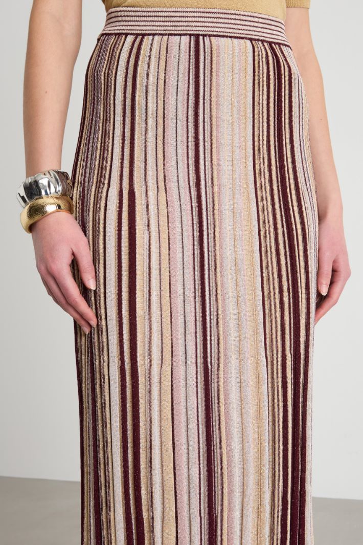 Straight-fit knit skirt Intrend - 3