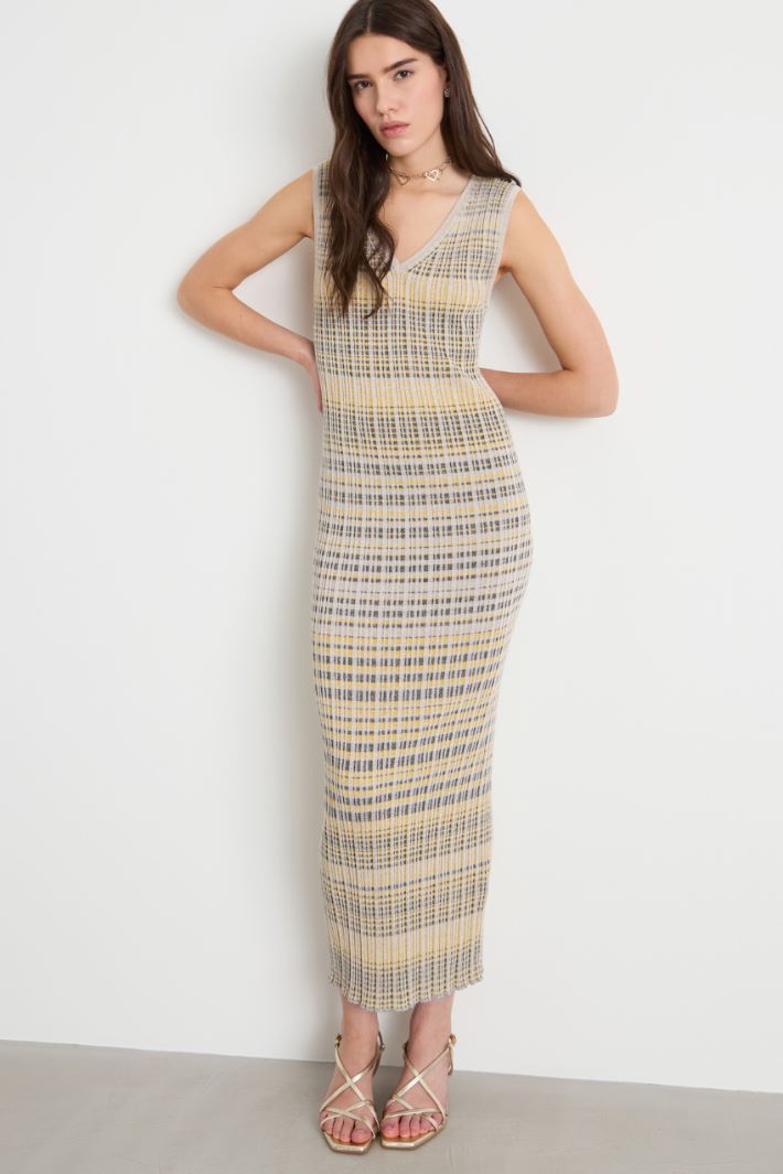 Abito lungo in maglia Intrend - 2