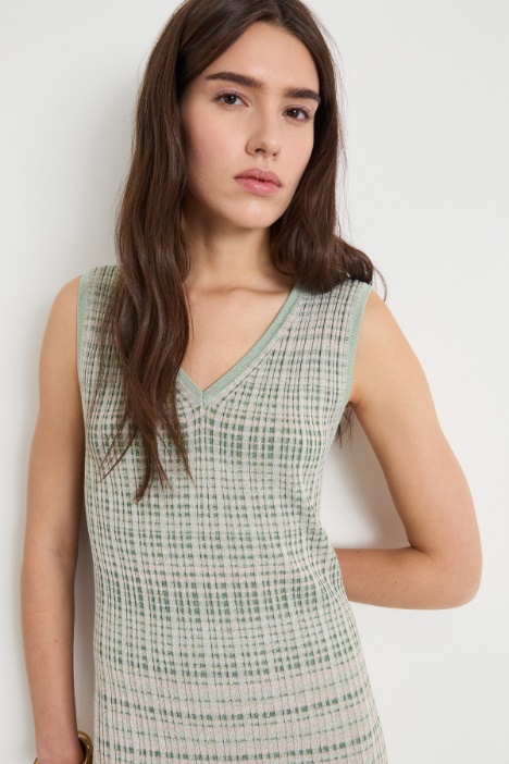 Abito lungo in maglia