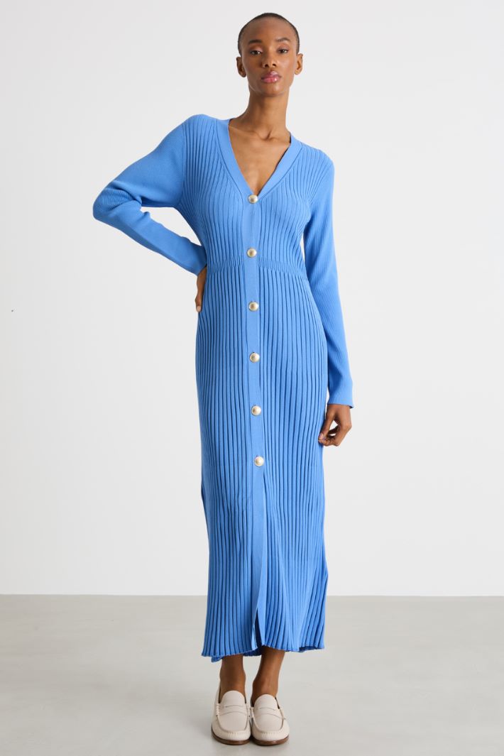 Abito lungo in maglia Intrend - 2