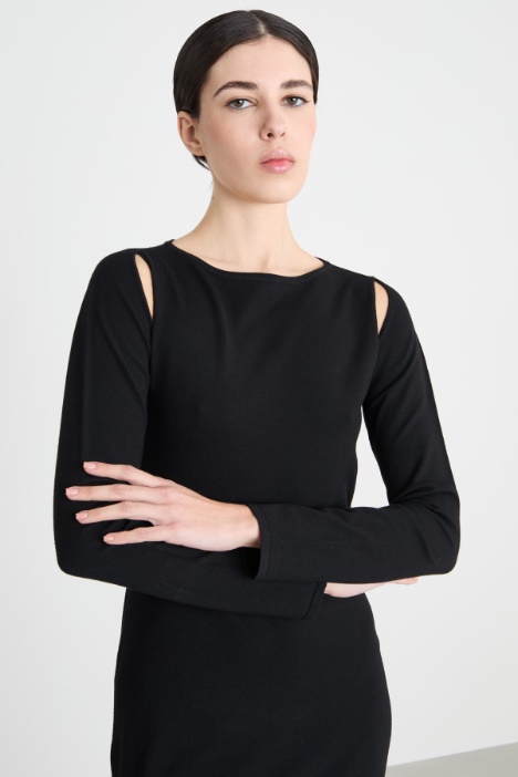 Abito con frange lunghe