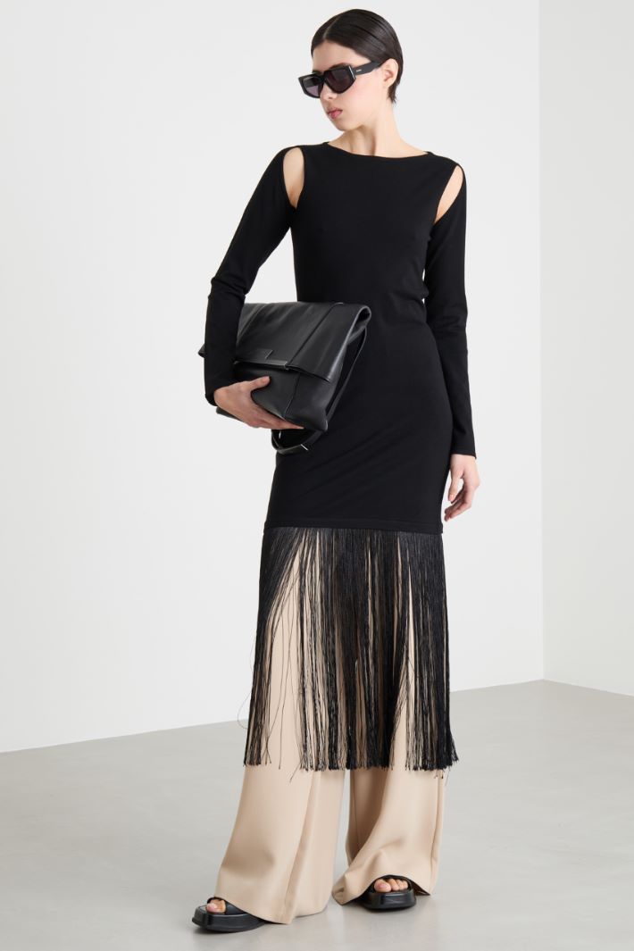 Long-Fringed Dress Intrend