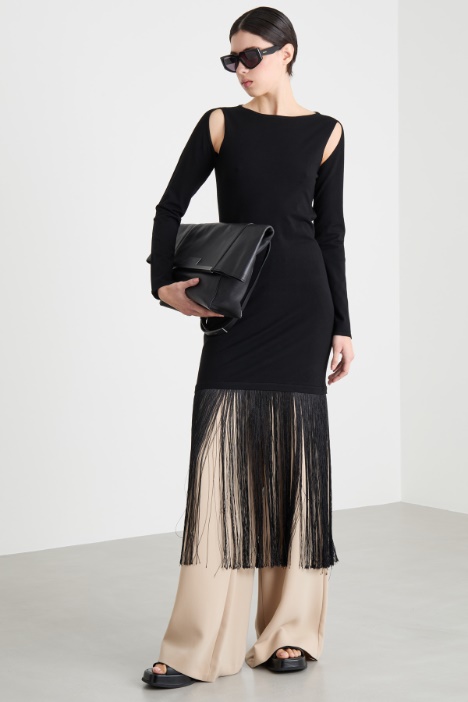 Long-Fringed Dress Intrend